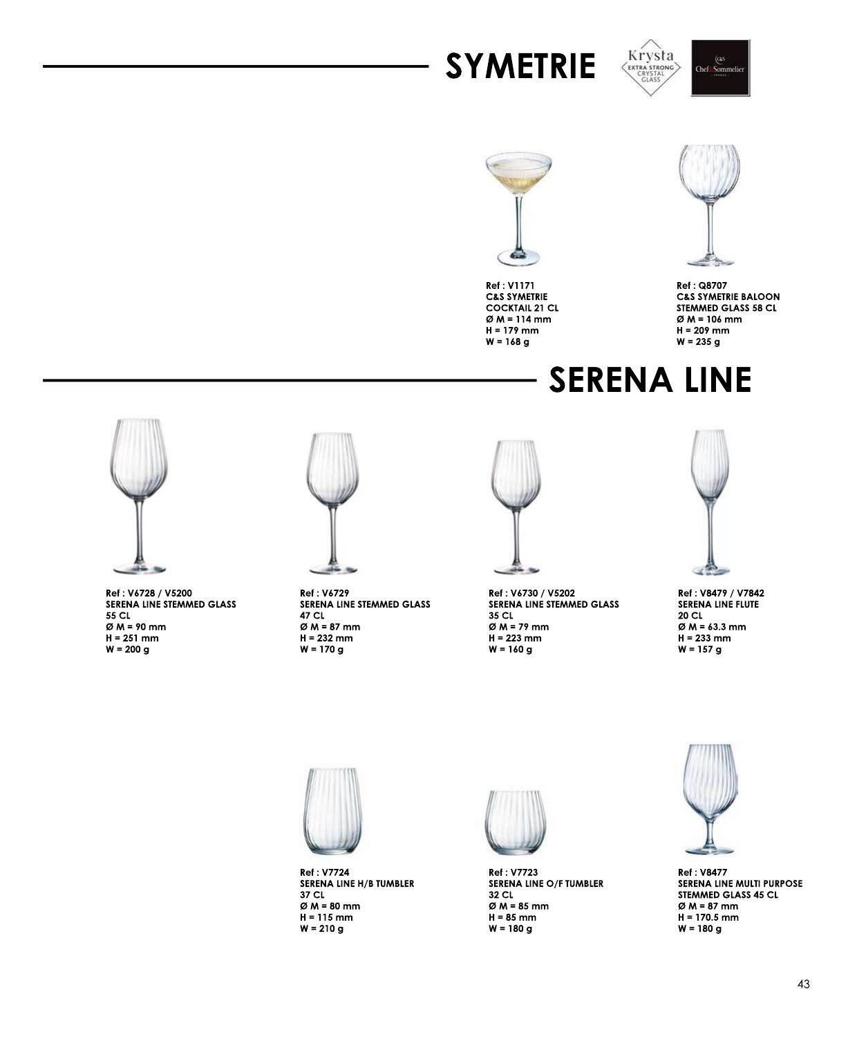 Serenaline — catalogue page 1