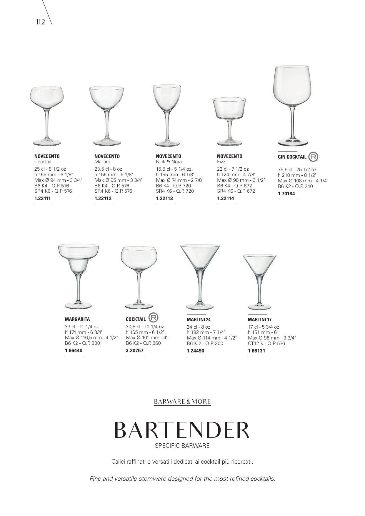 Bartender — catalogue page 1