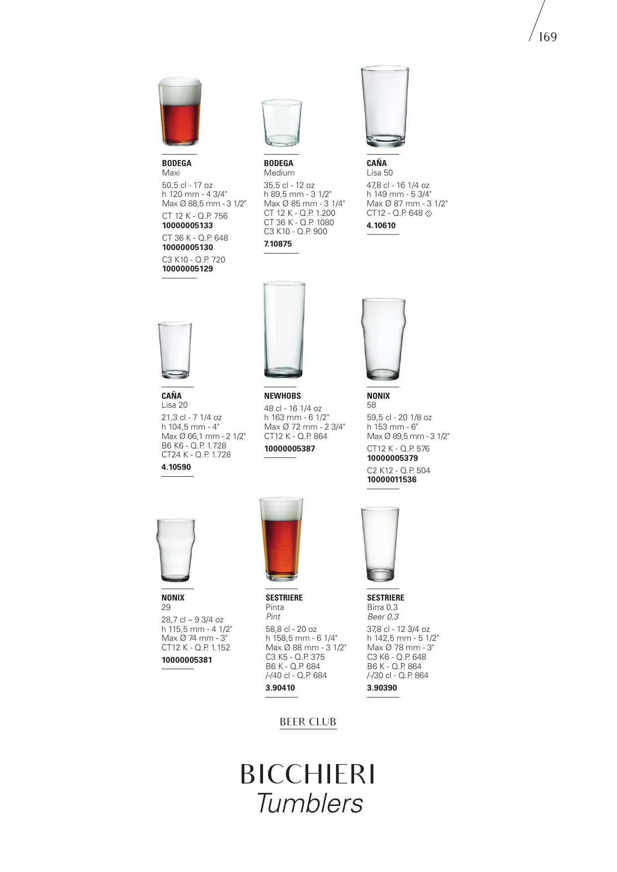 Bodega Beer — catalogue page 1