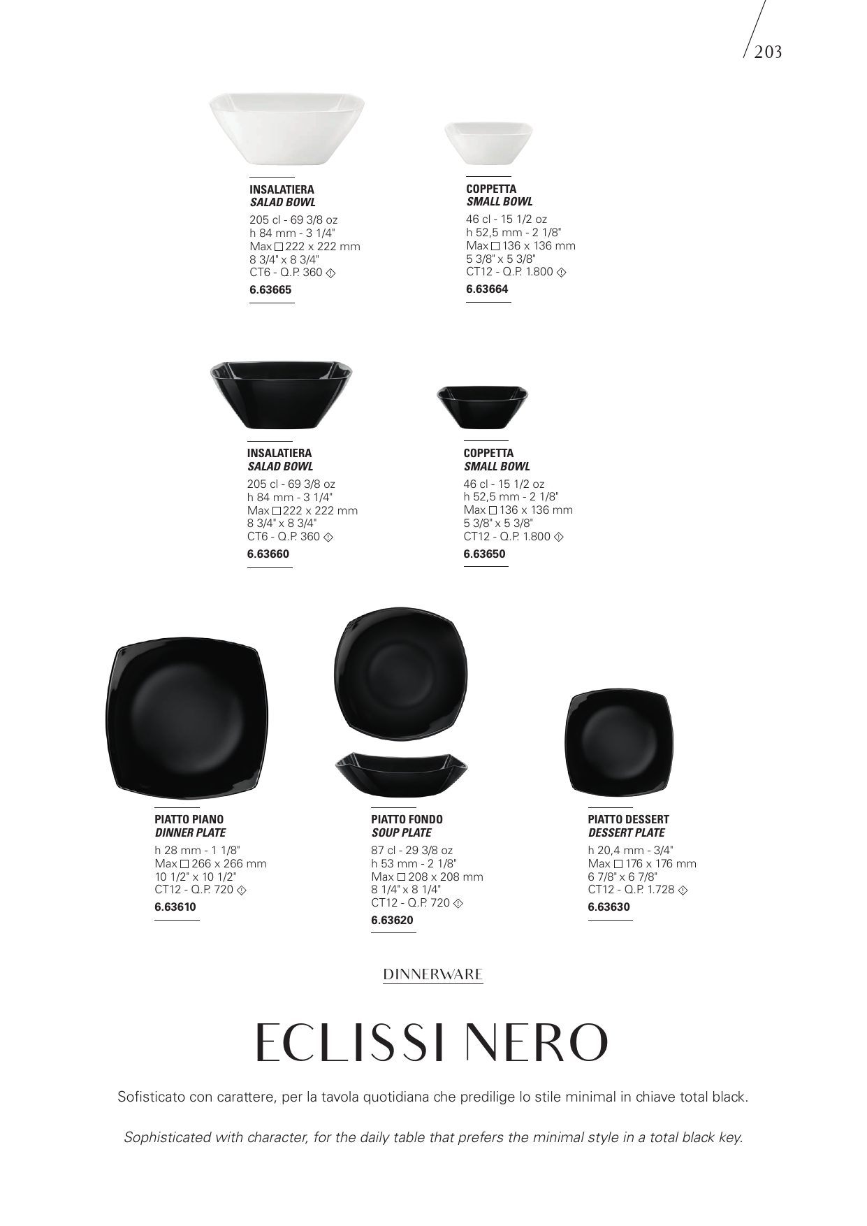 Eclissi Nero — catalogue page 1