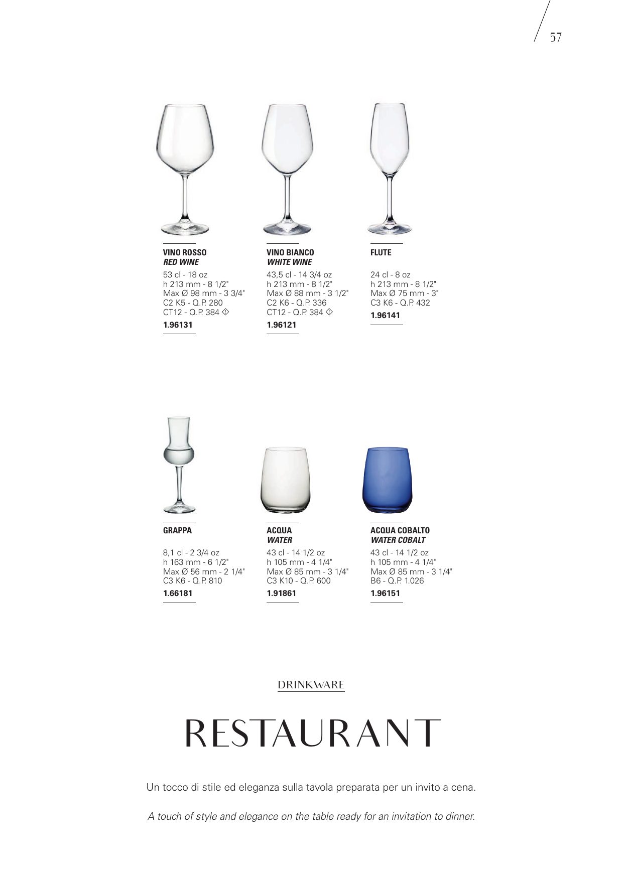 Restaurant — catalogue page 1