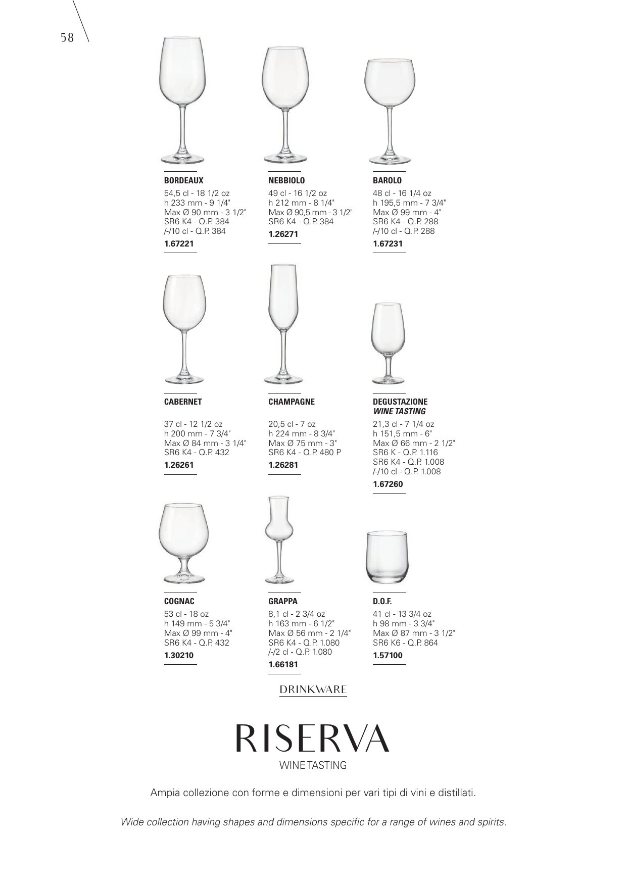 Riserva — catalogue page 1