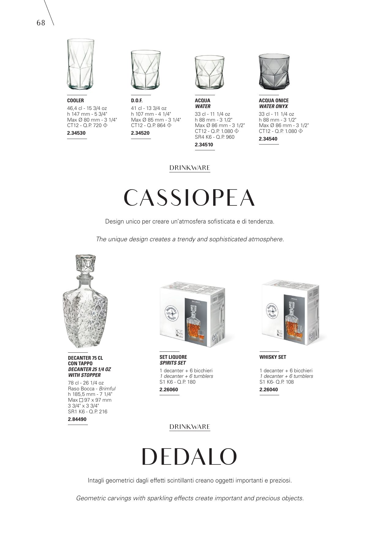 Dedalo — catalogue page 1