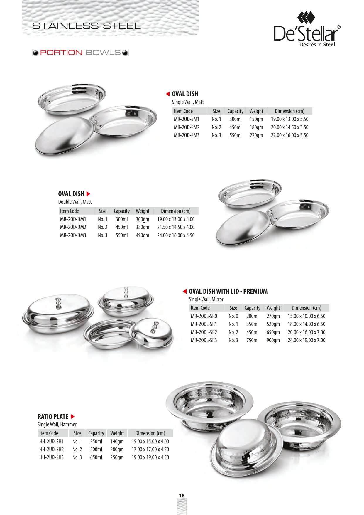 Oval Dish - Welded Brass Handle — catalogue page 2