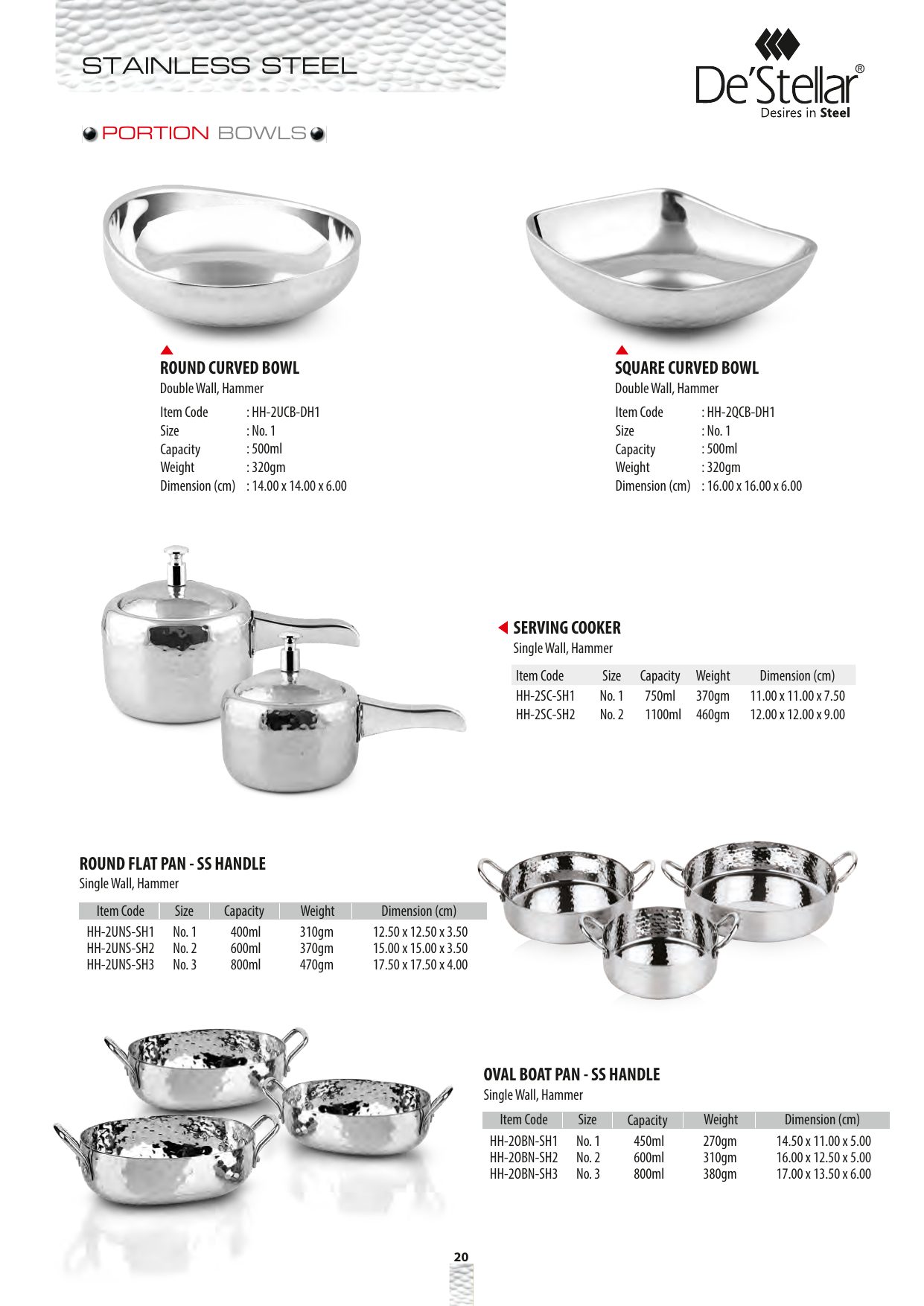 Oval Boat Pan - Ss Handle — catalogue page 1