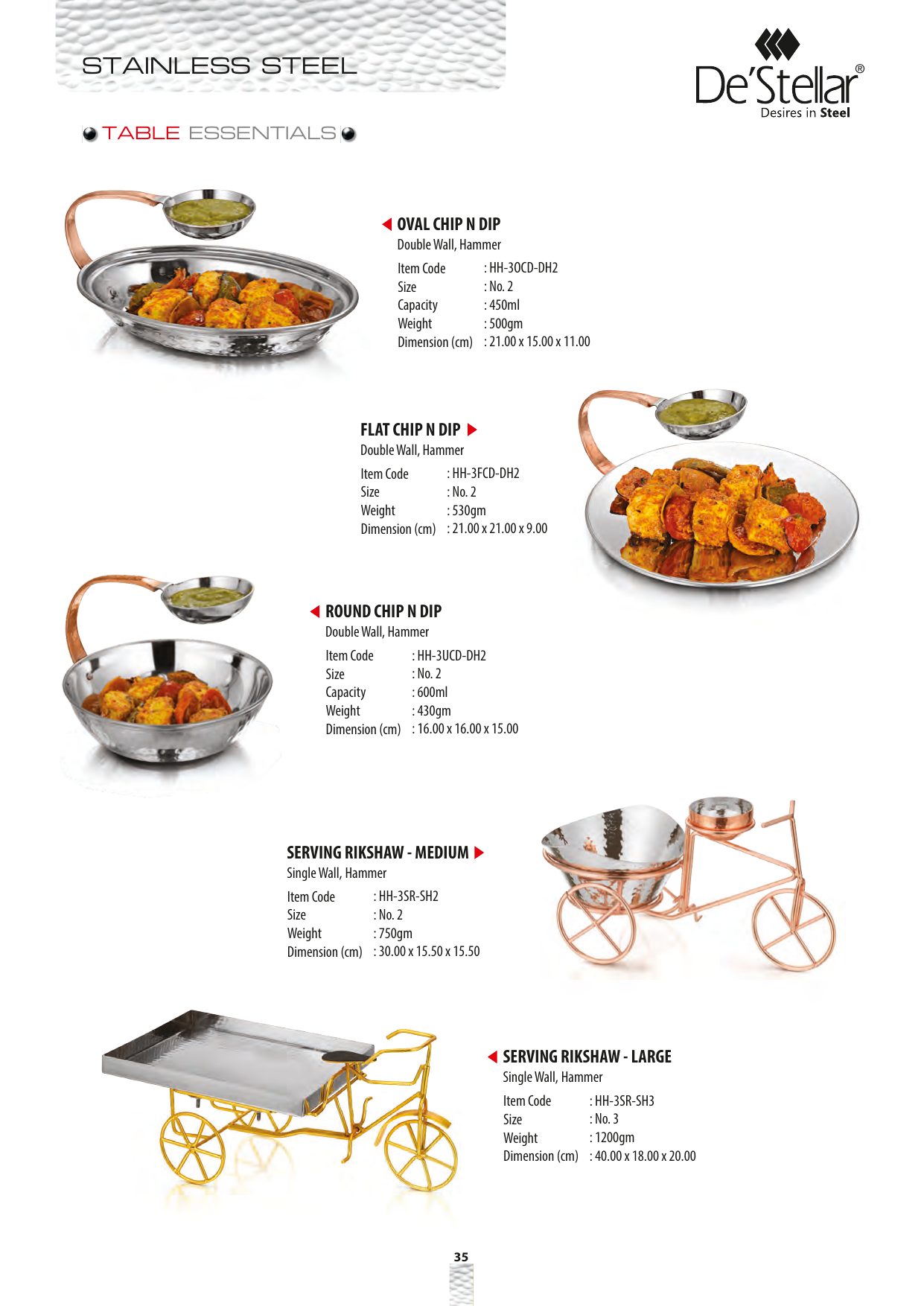 Oval Chip N Dip - Wood Base — catalogue page 2