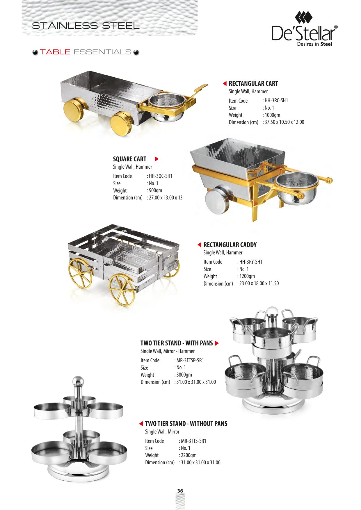 Rectangular Cart — catalogue page 1
