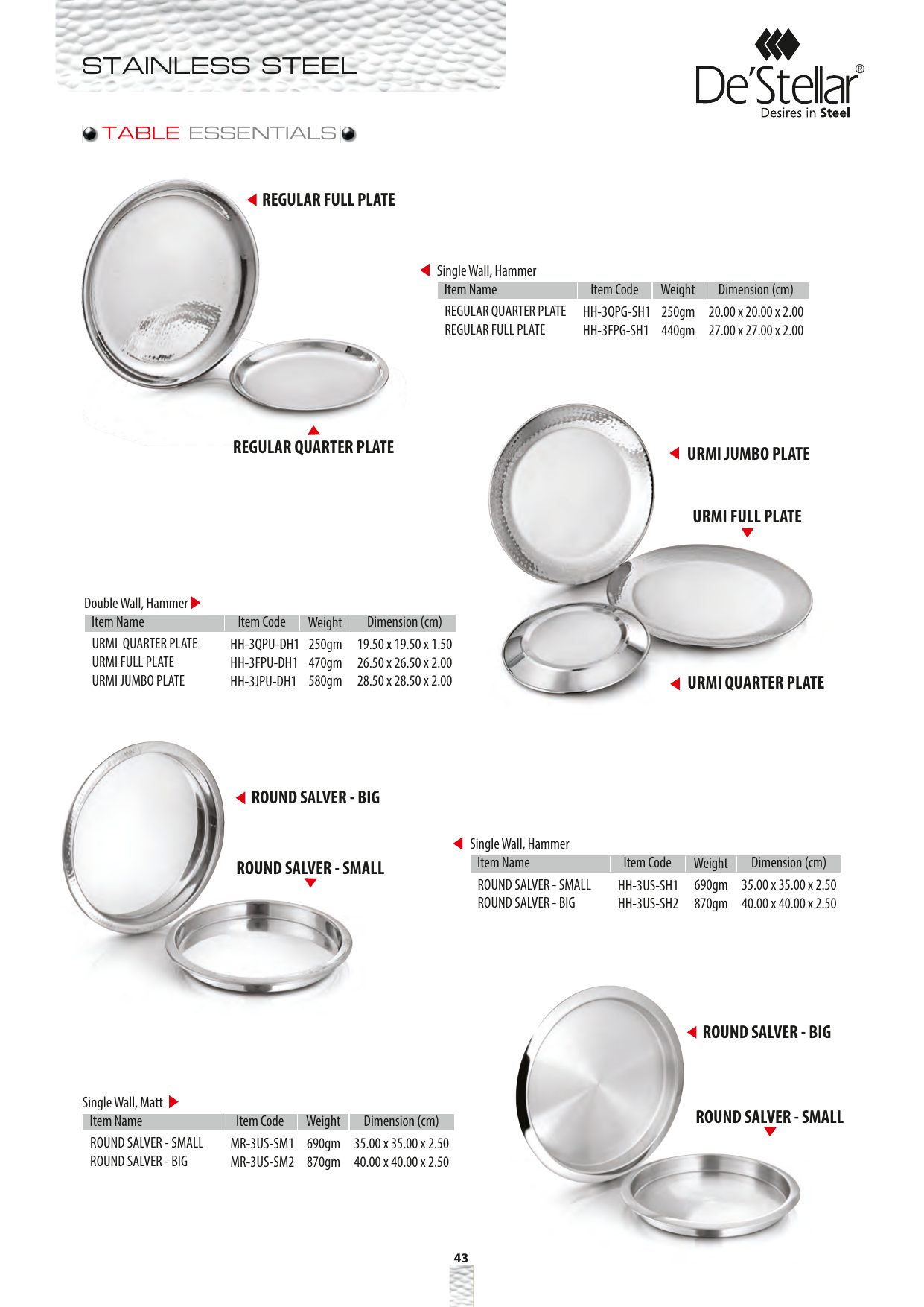 Round Salver - Small — catalogue page 1