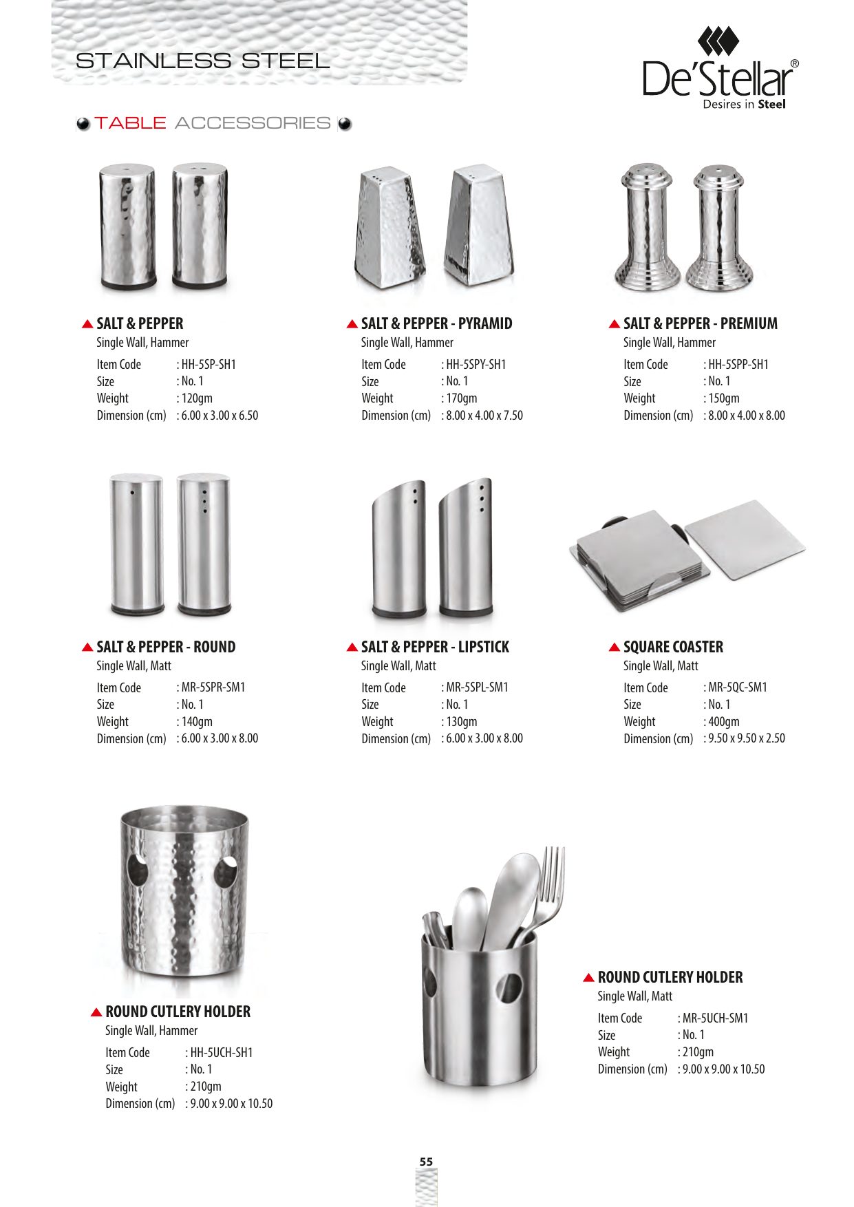 Salt & Pepper - Pyramid — catalogue page 1