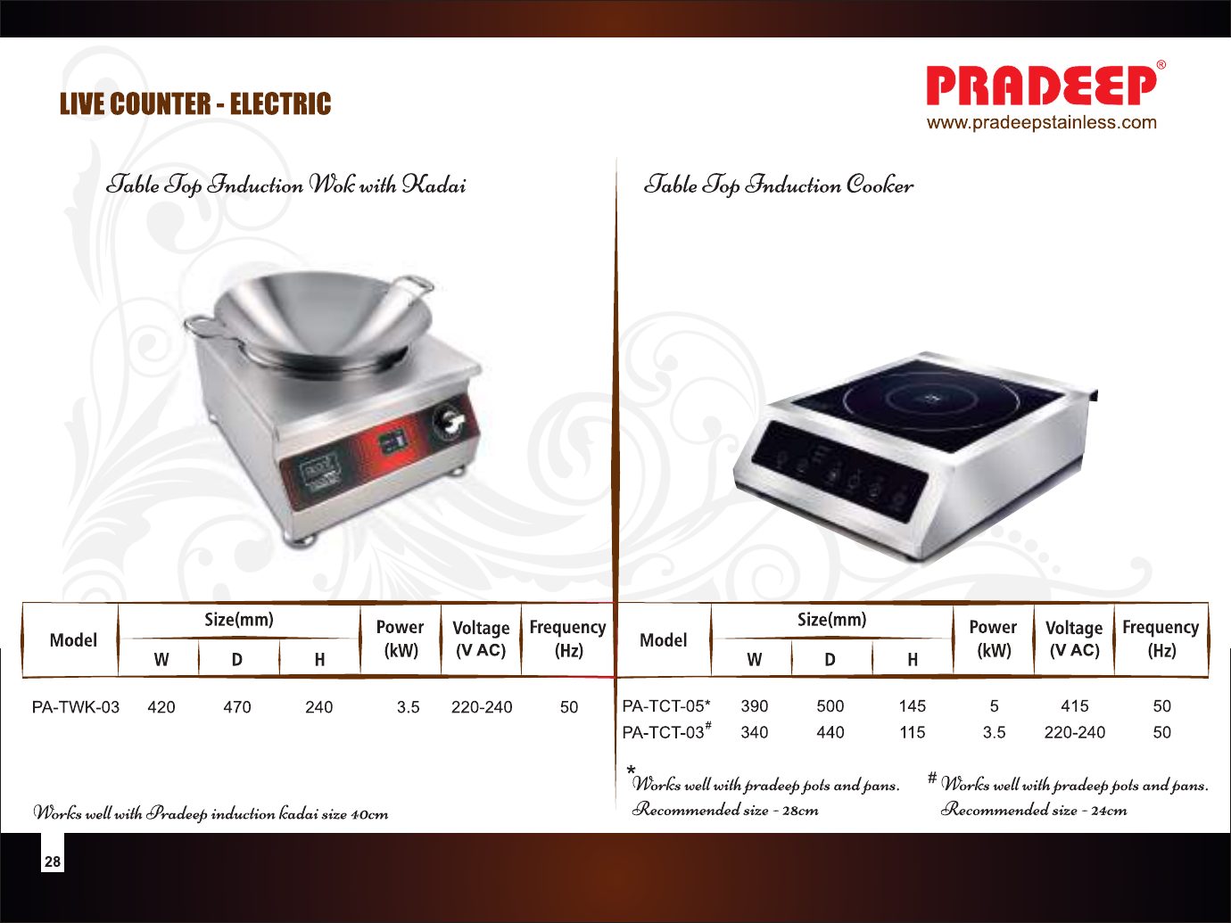 Live Counter – Table Top Induction Wok & Cooker — catalogue page 1