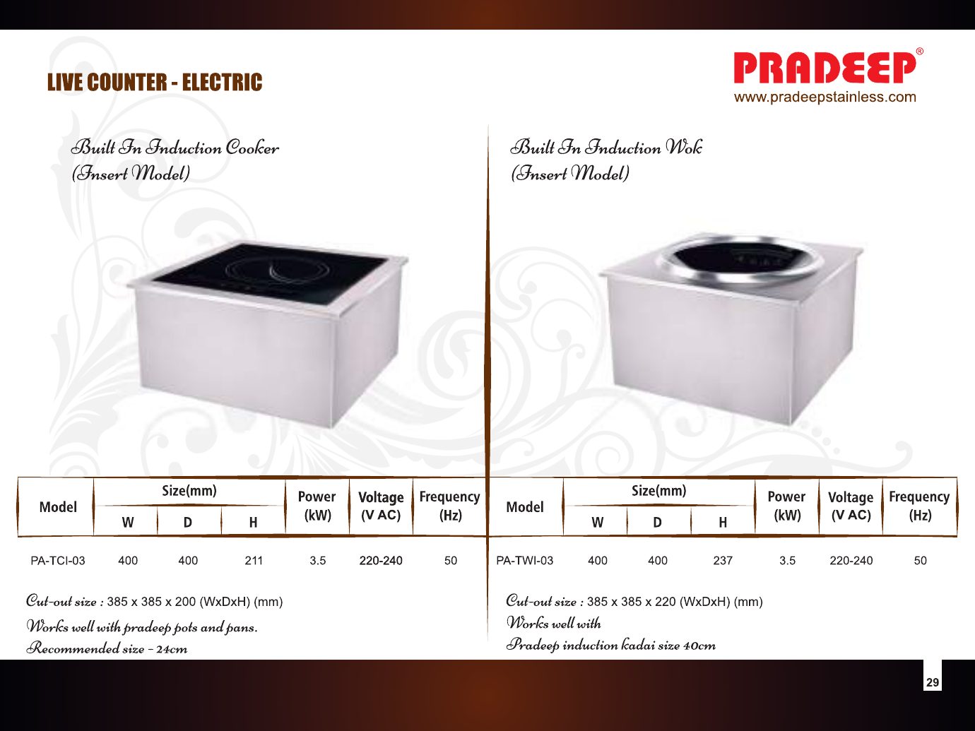 Live Counter – Table Top Induction Wok & Cooker — catalogue page 2