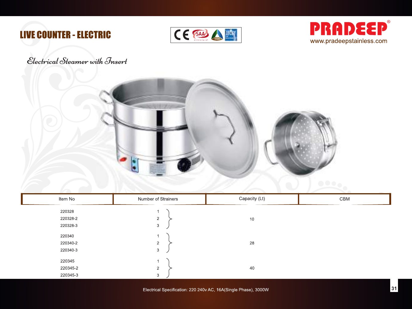 Live Counter – Electric Deep Fryer — catalogue page 2