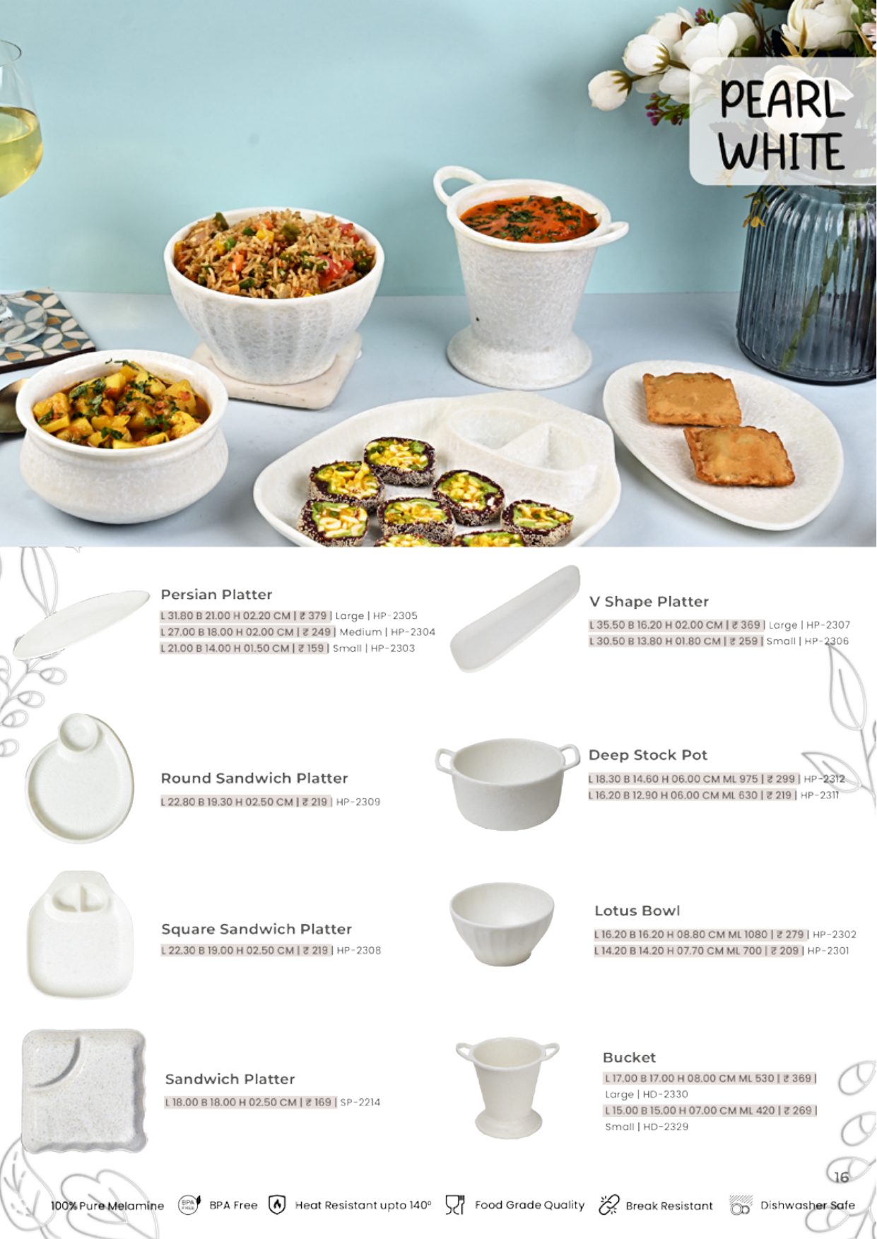 Vital Series – Pearl White — catalogue page 1