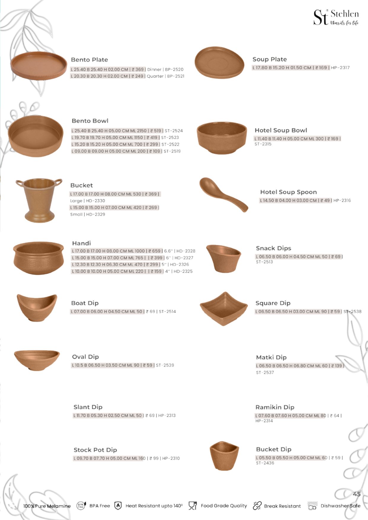 Signature Collection – Carbon Clay — catalogue page 2