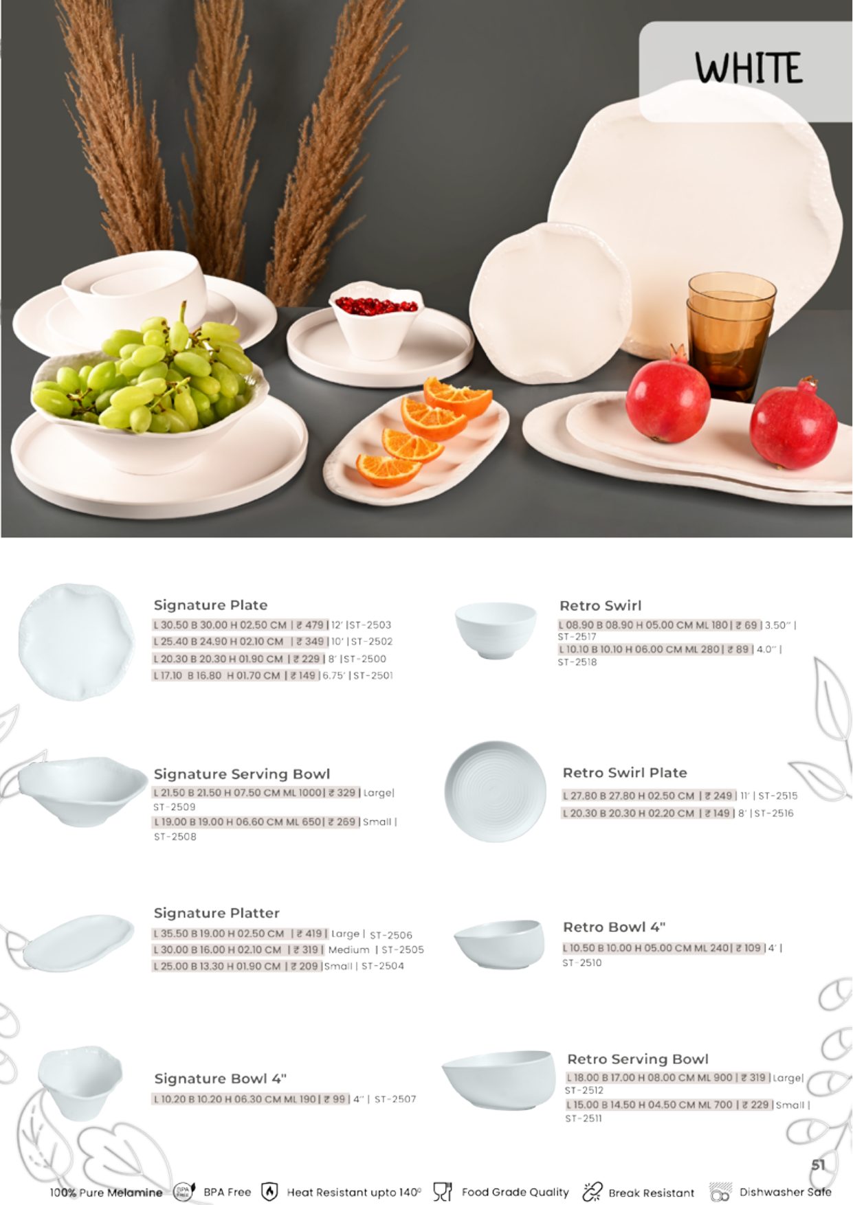Signature Collection – White — catalogue page 1
