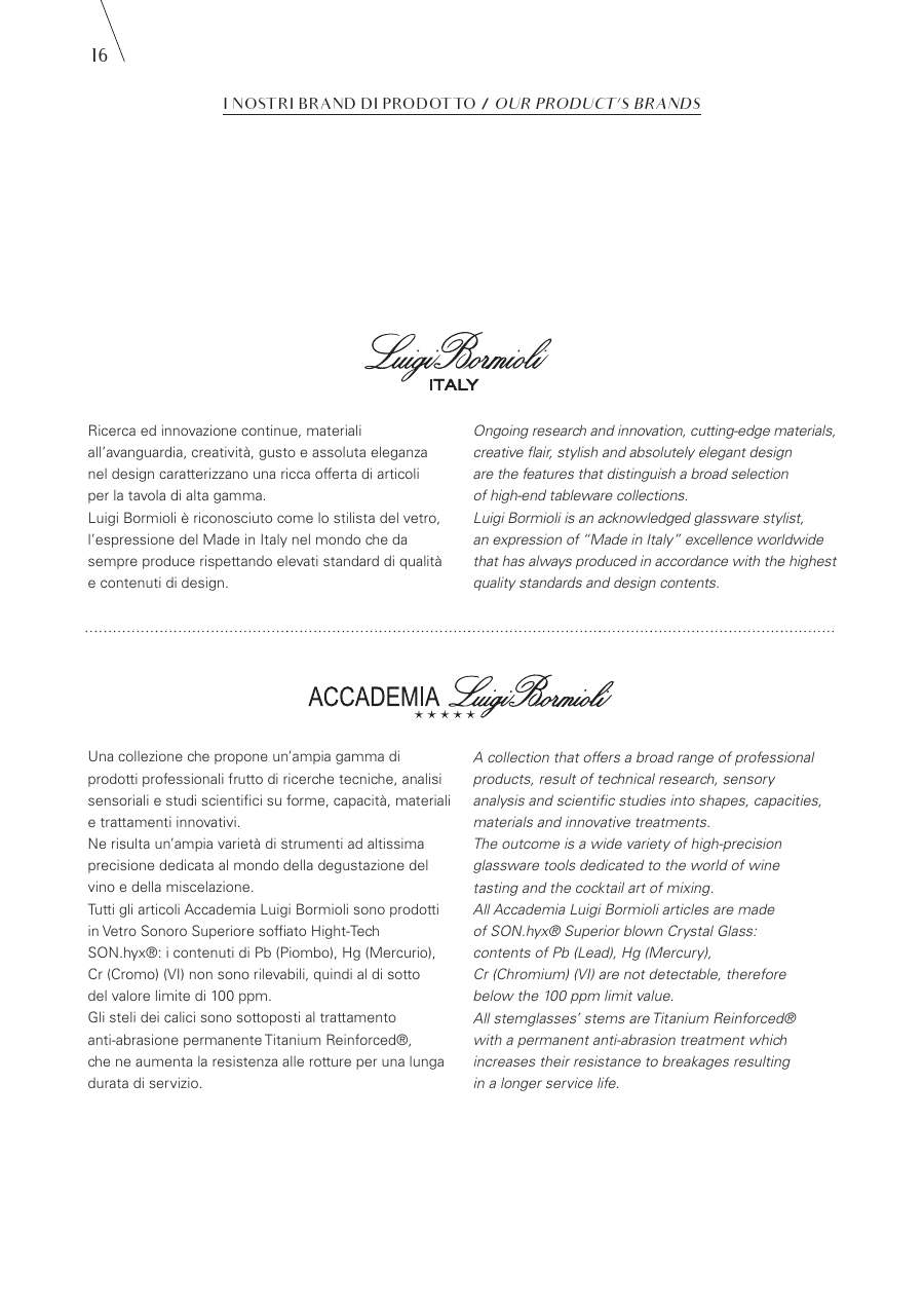 Bormioli Rocco Bormioli Rocco Glassware 2025 page — page 18