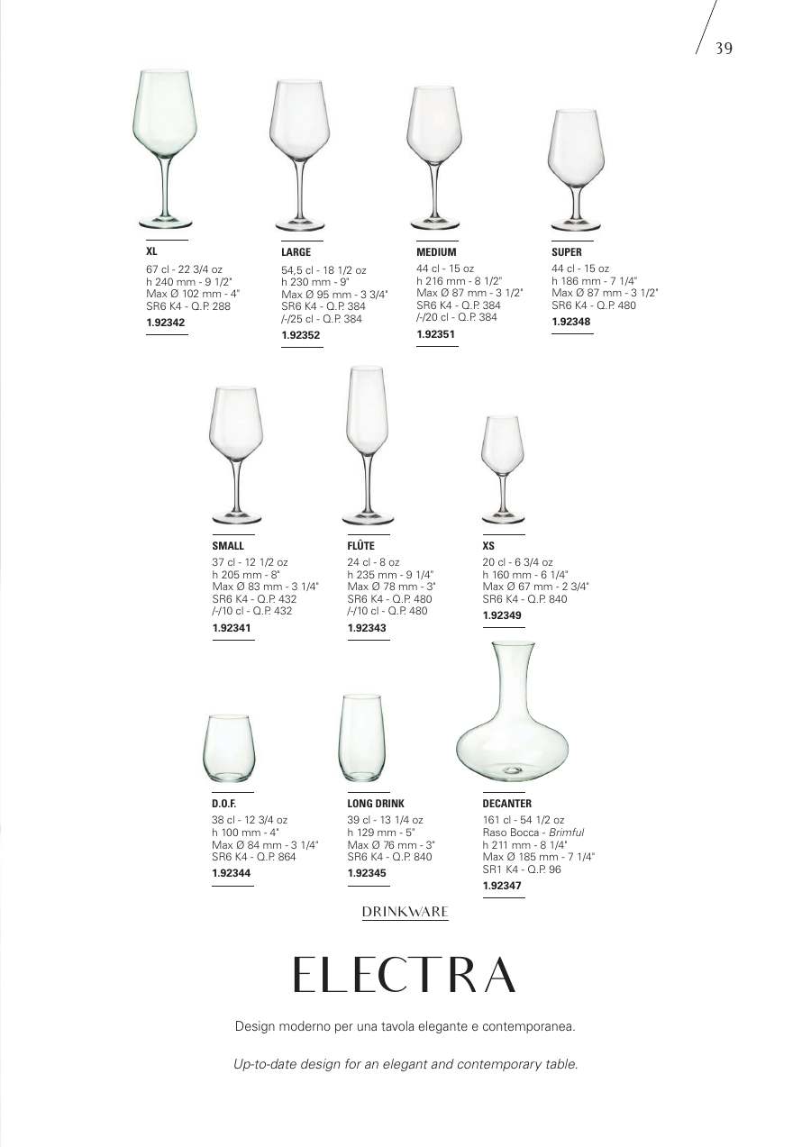 Bormioli Rocco Bormioli Rocco Glassware 2025 page — page 41