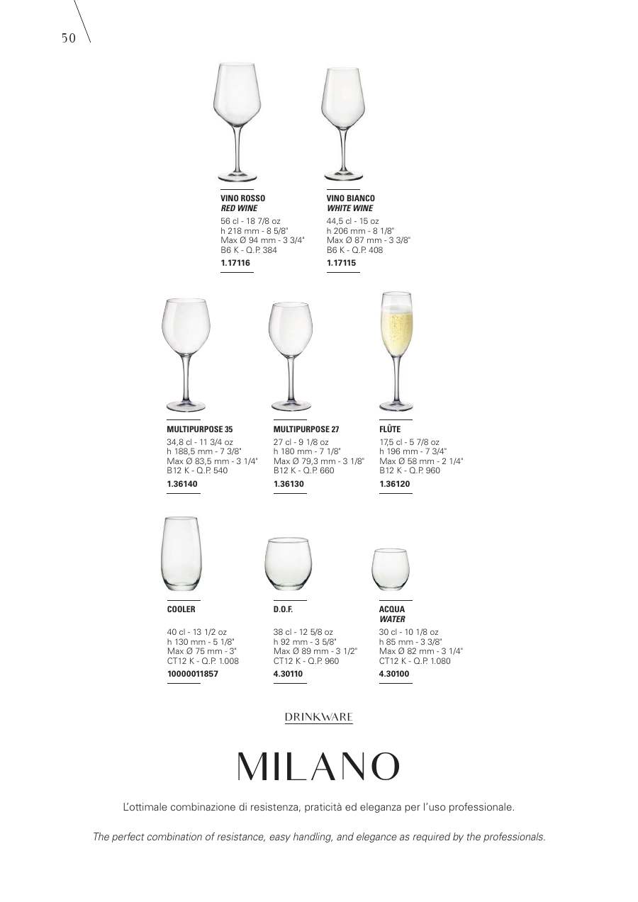 Bormioli Rocco Bormioli Rocco Glassware 2025 page — page 52