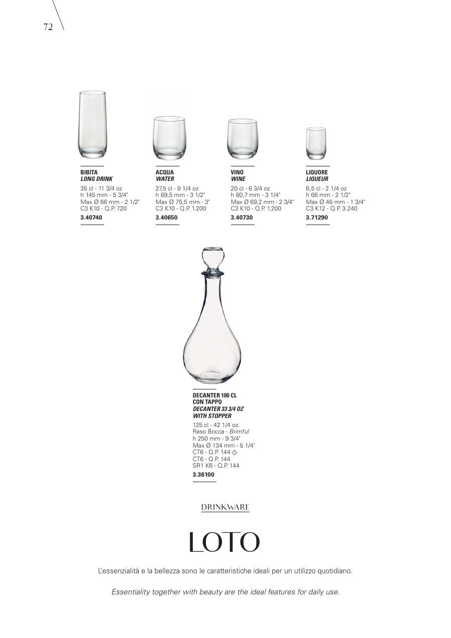 Bormioli Rocco Bormioli Rocco Glassware 2025 page — page 74