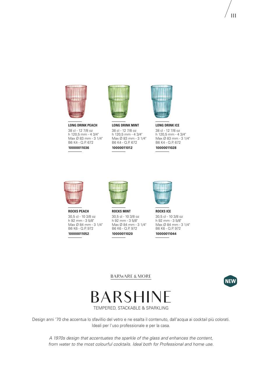 Bormioli Rocco Bormioli Rocco Glassware 2025 page — page 113