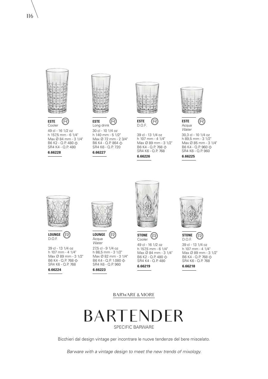 Bormioli Rocco Bormioli Rocco Glassware 2025 page — page 118