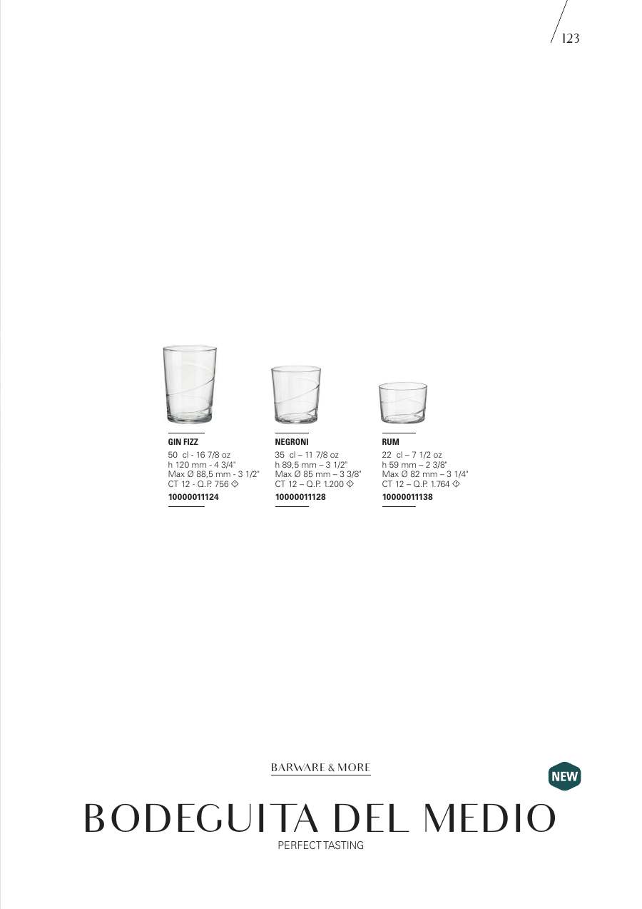 Bormioli Rocco Bormioli Rocco Glassware 2025 page — page 125
