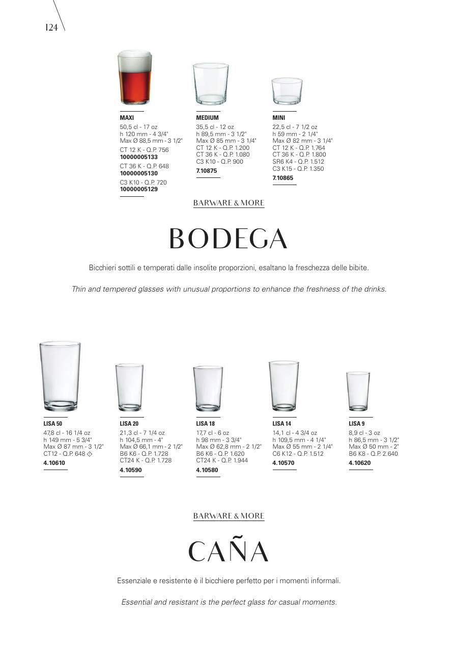 Bormioli Rocco Bormioli Rocco Glassware 2025 page — page 126