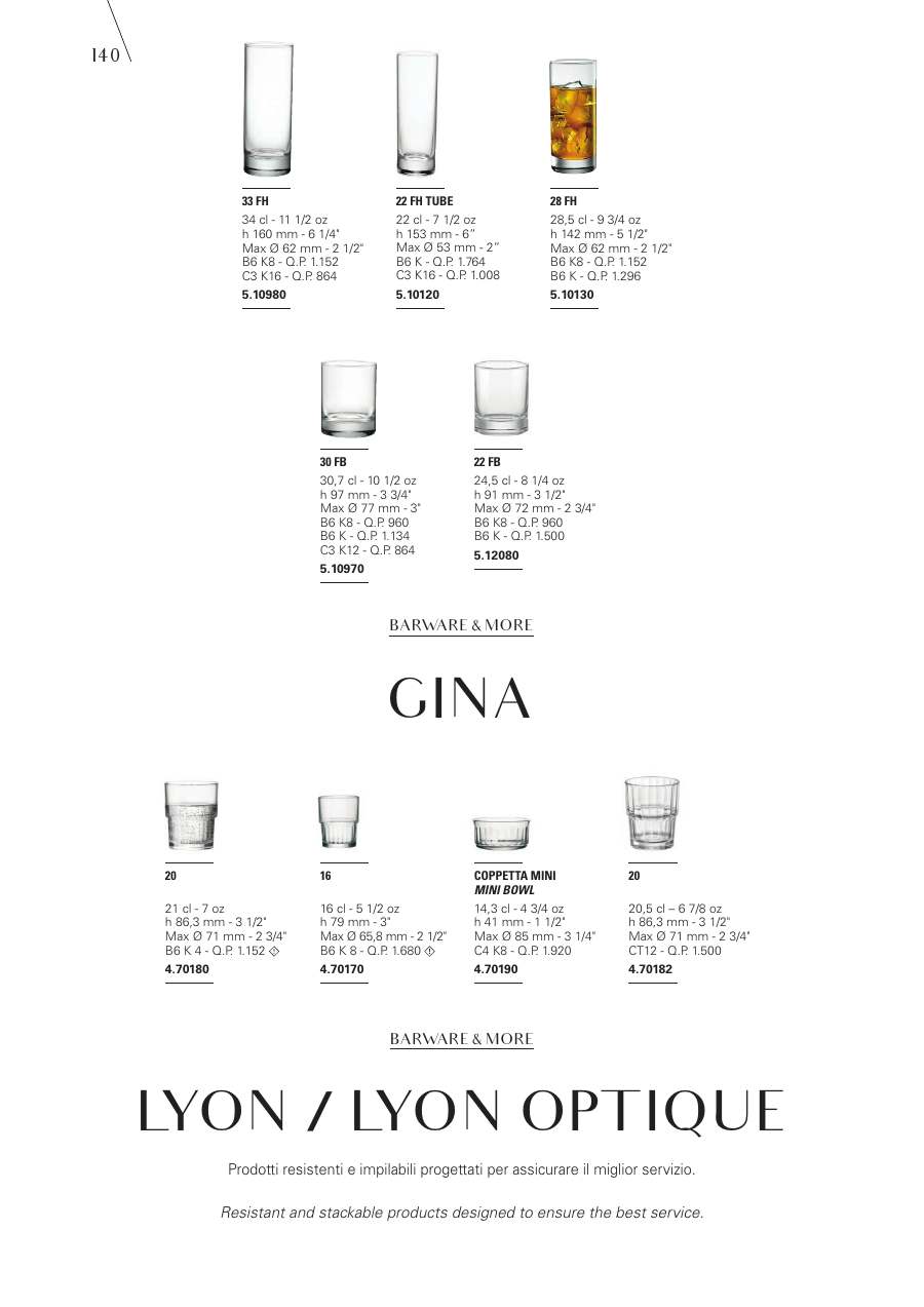 Bormioli Rocco Bormioli Rocco Glassware 2025 page — page 142