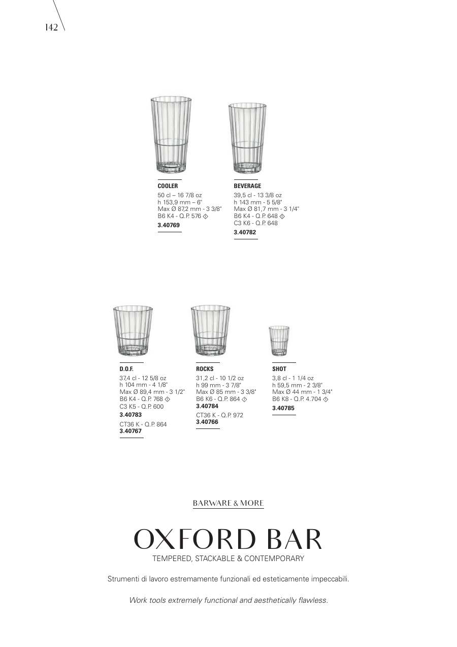 Bormioli Rocco Bormioli Rocco Glassware 2025 page — page 144