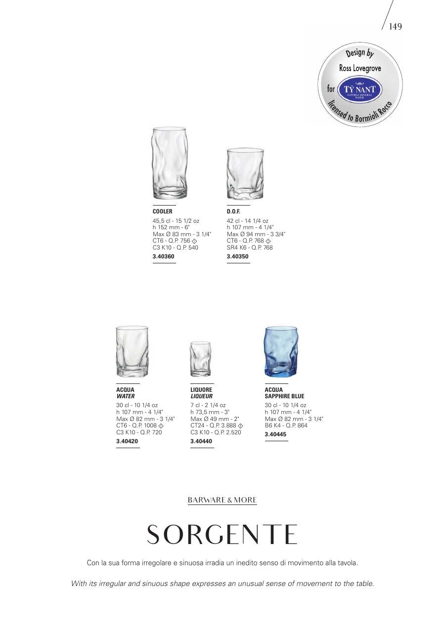 Bormioli Rocco Bormioli Rocco Glassware 2025 page — page 151
