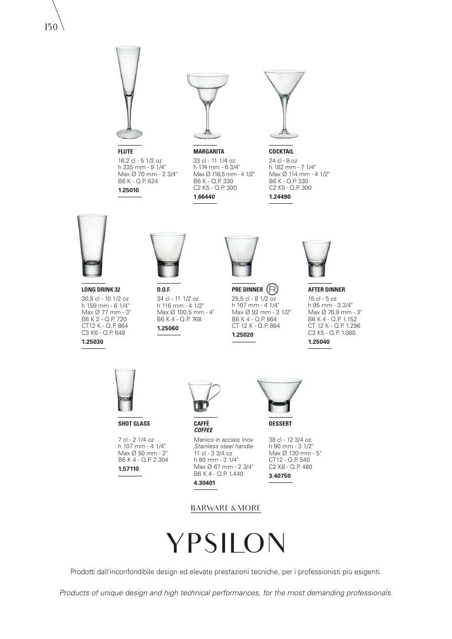 Bormioli Rocco Bormioli Rocco Glassware 2025 page — page 152