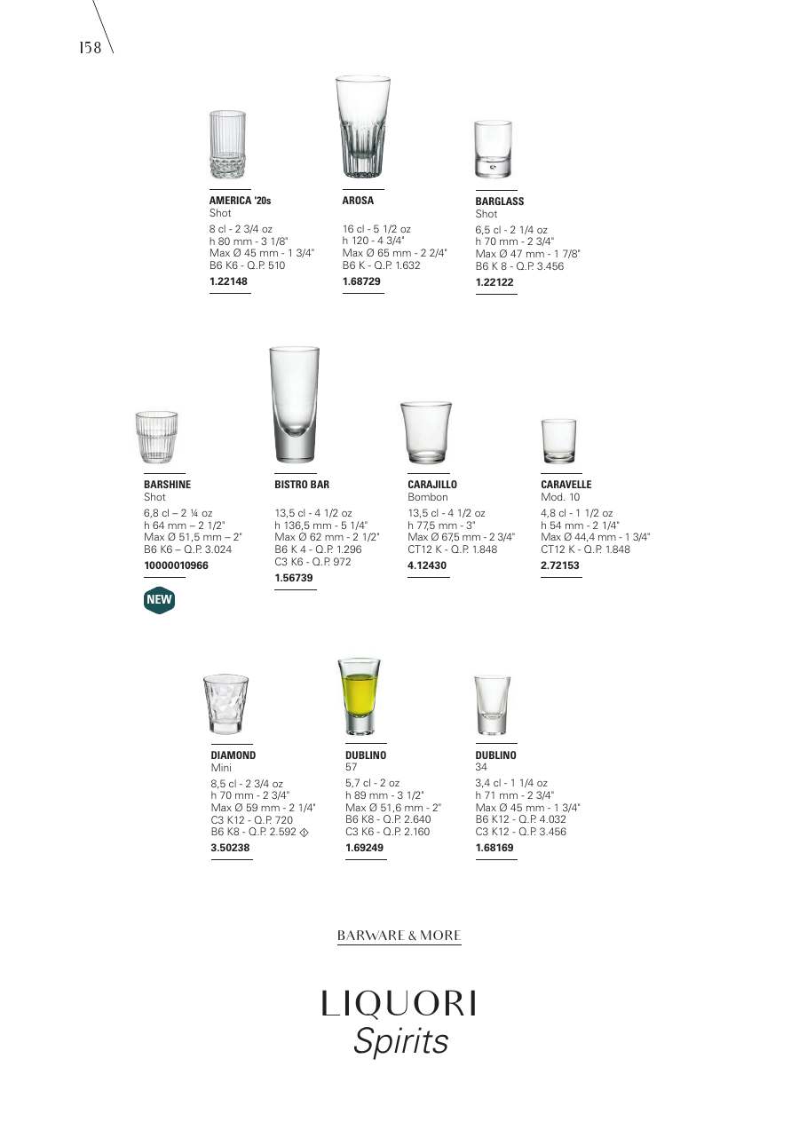 Bormioli Rocco Bormioli Rocco Glassware 2025 page — page 160
