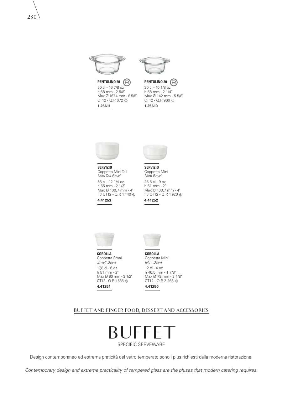 Bormioli Rocco Bormioli Rocco Glassware 2025 page — page 232