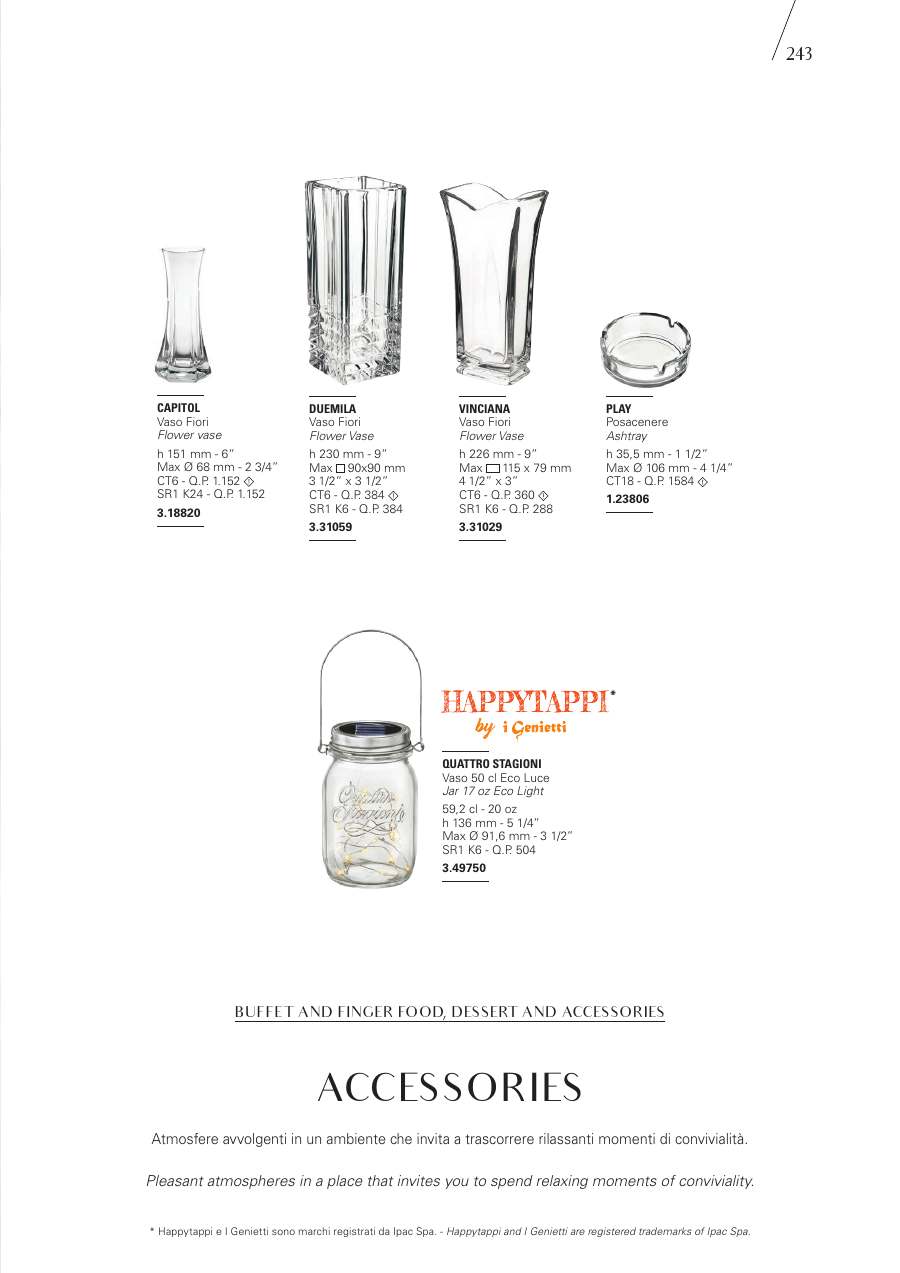 Bormioli Rocco Bormioli Rocco Glassware 2025 page — page 245