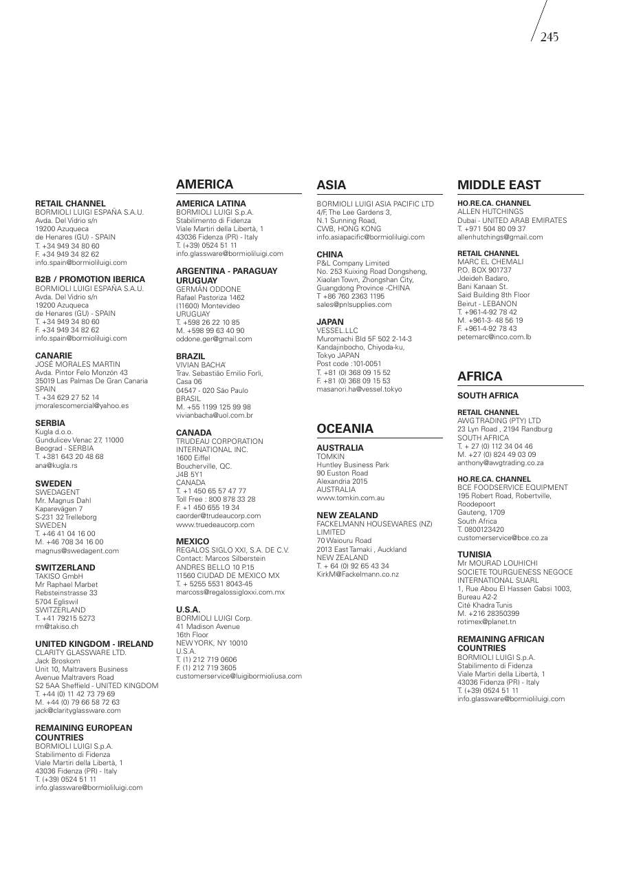 Bormioli Rocco Bormioli Rocco Glassware 2025 page — page 247